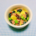 まあまま☆0403's cooksnap of when they made さつま芋とお豆の温サラダ＊おつまみ仕立て.