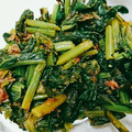 のやたこ's cooksnap of when they made 簡単 かぶの葉 さっぱり梅和え おひたし.