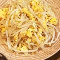 とちマメ's cooksnap of when they made 超速☆もやしの中華玉子炒め.