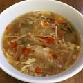 まみにょん's cooksnap of when they made 辛・酸【搾菜・挽肉・玉子の食べるスープ】.