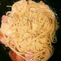 myao03's cooksnap of when they made 君の恋は黄味が濃い♡濃厚カルボナーラ.