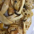 mariteq's cooksnap of when they made 蓮根と鳥肉の甘酢炒め.
