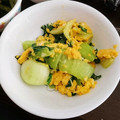 Kiraki_'s cooksnap of when they made 簡単おかず♡青梗菜の卵炒め.