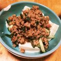 mikutasu's cooksnap of when they made 豆腐のオイスターソース 肉味噌がけ.