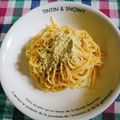 藍川咲's cooksnap of when they made きな粉と金ごまとチーズのパスタ.
