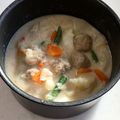 BORURU's cooksnap of when they made 肉だんごとカブの豆乳スープ.