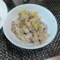 堕天使M's cooksnap of when they made 白だしで簡単☆お芋と油揚げの炊き込みご飯.
