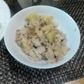 堕天使M's cooksnap of when they made 白だしで簡単☆お芋と油揚げの炊き込みご飯.