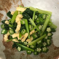 ミン。's cooksnap of when they made 簡単！♬小松菜とオクラのお浸し♬.