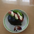 ラリー＆サラ's cooksnap of when they made レンチンで！ソーセージでパッカンおにぎり.