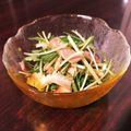 ❁Abake❁'s cooksnap of when they made 簡単5分♡焼豚と水菜の胡麻ラーポンサラダ.