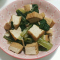 ショコラメロン's cooksnap of when they made 小松菜と厚揚げの煮浸し.