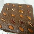 harunoさくら's cooksnap of when they made チョコ＆バナナブラウニー.