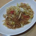 ラリー＆サラ's cooksnap of when they made カニカマ入り★春雨のオイスターソース炒め.