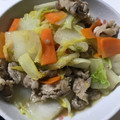 yknaaa's cooksnap of when they made ☆白菜と豚肉の旨塩炒め☆.