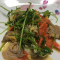 クックJ4F5IA☆'s cooksnap of when they made 簡単さっぱり豚と豆苗のポン酢炒め.