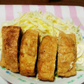クックW55Z6J☆'s cooksnap of when they made 揚げない油揚でとんかつ風.