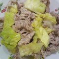 クック105KEH☆'s cooksnap of when they made 簡単！豚肉とキャベツの塩こうじ蒸し.