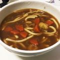 クックV4WJS0☆'s cooksnap of when they made 簡単すぎ☆残りカレーでリメイクうどん.