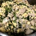 コタツの猫's cooksnap of when they made 卵とほうれん草の炒め物.