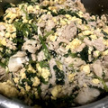 コタツの猫's cooksnap of when they made 卵とほうれん草の炒め物.