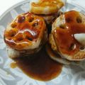 masaaihiro's cooksnap of when they made レンコンのはさみ焼きon黒酢ダレ.