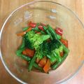 なずなすず's cooksnap of when they made お弁当の一品に！温野菜の和サラダ.