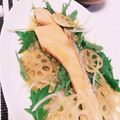 ぅのゅ★'s cooksnap of when they made サーモンサラダ塩麹ダレ美味しくダイエット.