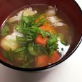クック6DJR1Z☆'s cooksnap of when they made 簡単★かぼちゃと根菜の味噌汁.