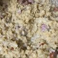 ココキキララ's cooksnap of when they made ベーコンとしめじのチーズクリームリゾット.
