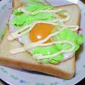 有希-yuki-'s cooksnap of when they made エッグトースト.