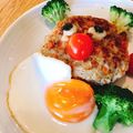 松下料理長's cooksnap of when they made クリスマスに♪かわいいトナカイハンバーグ.