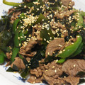 こむぎぱくぱく's cooksnap of when they made ピーマンと牛肉のわかめ炒め.
