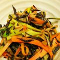 あっきー5296's cooksnap of when they made ☆炒めヒジキ☆ブロッコリーの芯を使って☆.