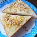 ma04tsu's cooksnap of when they made きなこトースト☆.