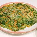まんまるまうちゃん's cooksnap of when they made 水菜のシャキシャキチヂミ.