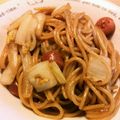 麗穏♪'s cooksnap of when they made 麺がおいしい～✿パスタで焼きそば✿.