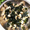 あきレミー's cooksnap of when they made ささみとワカメの酢の物.