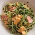 カエたん's cooksnap of when they made 彩り3色豆苗炒め♪.