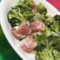 えりさん♧'s cooksnap of when they made マグロとブロッコリーのゴママヨわさび和え.