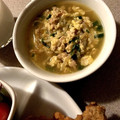 ame-ikuru's cooksnap of when they made もやしと豚ひき肉の食べる中華風スープ鍋.