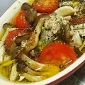 しろだいず's cooksnap of when they made 女子会に☆鯖ときのこのヘルシーアヒージョ.