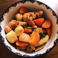 16cmBoy's cooksnap of when they made めんつゆだけ★冷凍野菜でかんたん筑前煮.