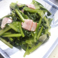 かちゅ☆まみ's cooksnap of when they made 小松菜とベーコンの塩炒め.