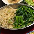 redeagle's cooksnap of when they made もやしとほうれん草のナムル.