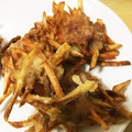 いろちゃん's cooksnap of when they made 美味しいよ☆豚肉とさつまいものかきあげ☆.