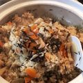 verderame's cooksnap of when they made 豚バラ肉と大根の炊き込みご飯.