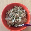 ルルルるか☆'s cooksnap of when they made 大根がメインの味噌味丼♪豚肉ちょっと.