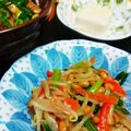 赤きんぎょ16's cooksnap of when they made 納豆サラダ.
