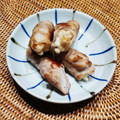 ｊｏｃｏｍｏｍｏｌａ's cooksnap of when they made 超〜簡単 油なしコマ切れ肉でえのき巻き.